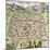 Town Map of Damascus, Syria, 1620-null-Mounted Giclee Print