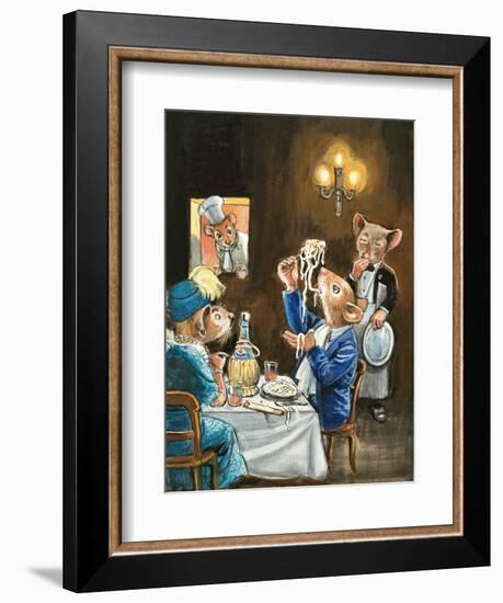 Town Mouse and Country Mouse-Philip Mendoza-Framed Giclee Print