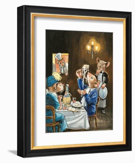 Town Mouse and Country Mouse-Philip Mendoza-Framed Giclee Print