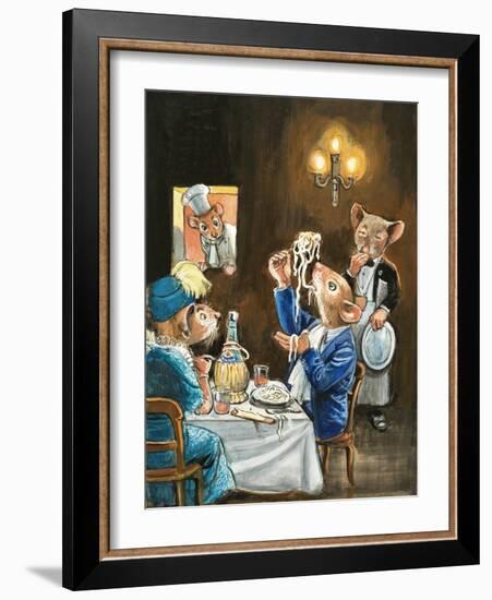 Town Mouse and Country Mouse-Philip Mendoza-Framed Giclee Print