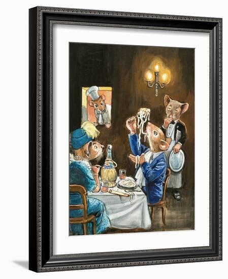 Town Mouse and Country Mouse-Philip Mendoza-Framed Giclee Print