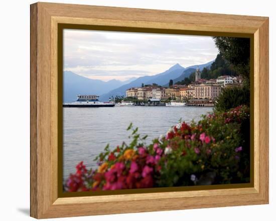 Town of Bellagio and Lake Como, Lombardy, Italian Lakes, Italy, Europe-Frank Fell-Framed Premier Image Canvas