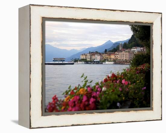 Town of Bellagio and Lake Como, Lombardy, Italian Lakes, Italy, Europe-Frank Fell-Framed Premier Image Canvas