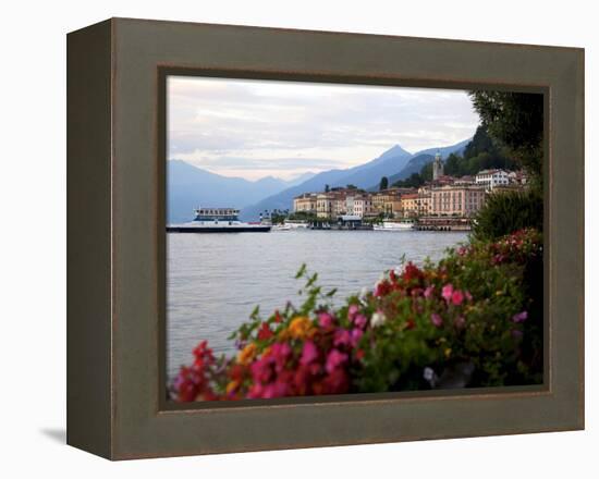 Town of Bellagio and Lake Como, Lombardy, Italian Lakes, Italy, Europe-Frank Fell-Framed Premier Image Canvas