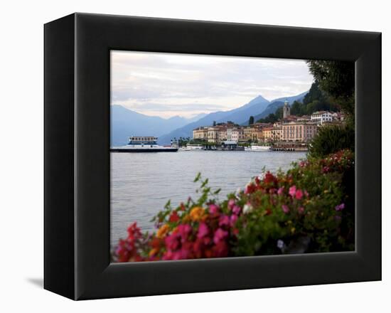 Town of Bellagio and Lake Como, Lombardy, Italian Lakes, Italy, Europe-Frank Fell-Framed Premier Image Canvas