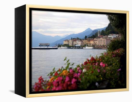 Town of Bellagio and Lake Como, Lombardy, Italian Lakes, Italy, Europe-Frank Fell-Framed Premier Image Canvas