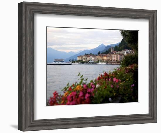 Town of Bellagio and Lake Como, Lombardy, Italian Lakes, Italy, Europe-Frank Fell-Framed Photographic Print