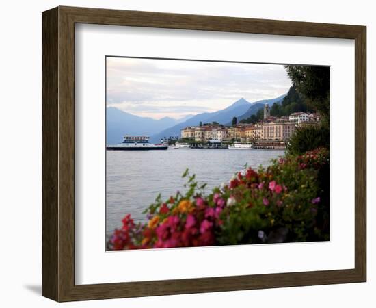 Town of Bellagio and Lake Como, Lombardy, Italian Lakes, Italy, Europe-Frank Fell-Framed Photographic Print