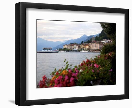 Town of Bellagio and Lake Como, Lombardy, Italian Lakes, Italy, Europe-Frank Fell-Framed Photographic Print