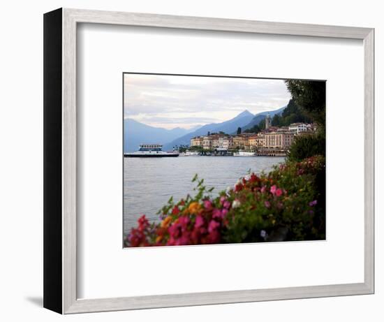 Town of Bellagio and Lake Como, Lombardy, Italian Lakes, Italy, Europe-Frank Fell-Framed Photographic Print
