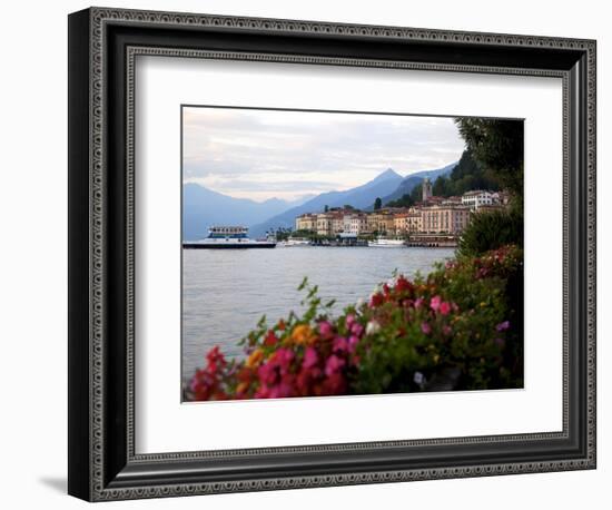 Town of Bellagio and Lake Como, Lombardy, Italian Lakes, Italy, Europe-Frank Fell-Framed Photographic Print