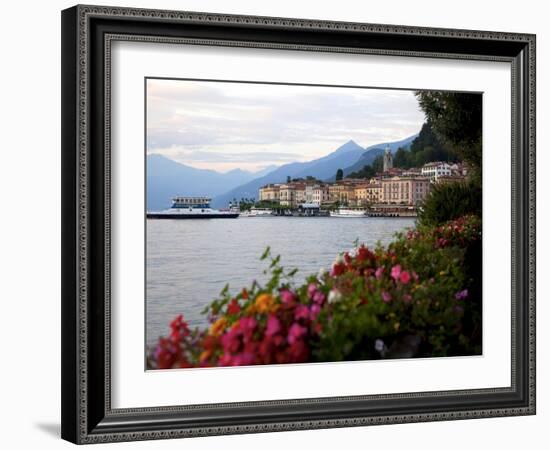 Town of Bellagio and Lake Como, Lombardy, Italian Lakes, Italy, Europe-Frank Fell-Framed Photographic Print