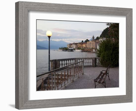 Town of Bellagio, Lake Como, Lombardy, Italian Lakes, Italy, Europe-Frank Fell-Framed Photographic Print