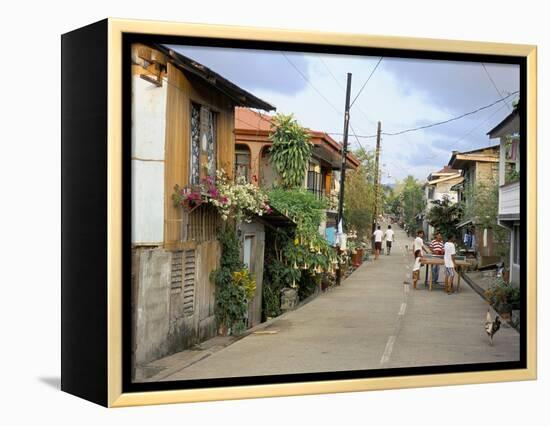 Town of Boac, Island of Marinduque, South of Luzon, Philippines, Southeast Asia-Bruno Barbier-Framed Premier Image Canvas