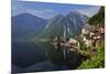 Town of Hallstatt, UNESCO World Heritage Site, on Lake Hallstatt, Salzkammergut, Upper Austria, Aus-Hans-Peter Merten-Mounted Photographic Print