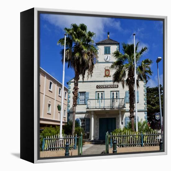 Town of Philipsburg in St. Maarten, West Indies.-Joe Restuccia III-Framed Premier Image Canvas