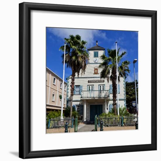 Town of Philipsburg in St. Maarten, West Indies.-Joe Restuccia III-Framed Photographic Print