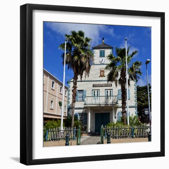 Town of Philipsburg in St. Maarten, West Indies.-Joe Restuccia III-Framed Photographic Print