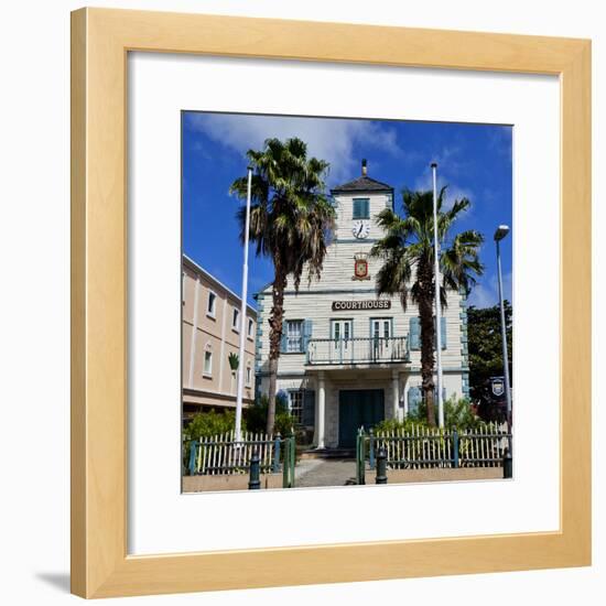 Town of Philipsburg in St. Maarten, West Indies.-Joe Restuccia III-Framed Photographic Print