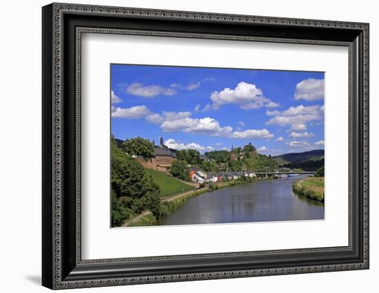 Town of Saarburg on River Saar, Rhineland-Palatinate, Germany, Europe-Hans-Peter Merten-Framed Photographic Print