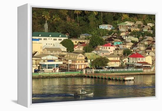 Town of Soufriere, St. Lucia, Windward Islands, West Indies, Caribbean, Central America-Richard Cummins-Framed Premier Image Canvas