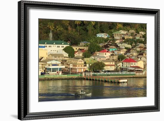 Town of Soufriere, St. Lucia, Windward Islands, West Indies, Caribbean, Central America-Richard Cummins-Framed Photographic Print