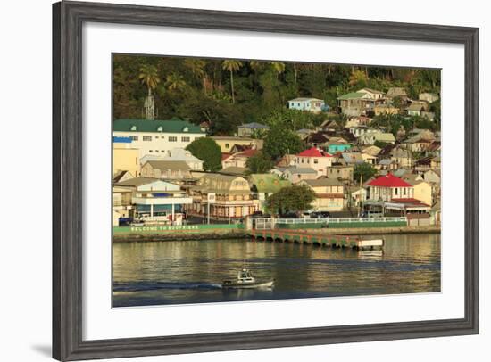 Town of Soufriere, St. Lucia, Windward Islands, West Indies, Caribbean, Central America-Richard Cummins-Framed Photographic Print