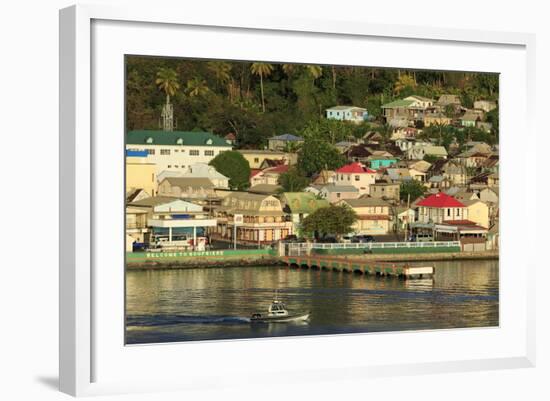 Town of Soufriere, St. Lucia, Windward Islands, West Indies, Caribbean, Central America-Richard Cummins-Framed Photographic Print