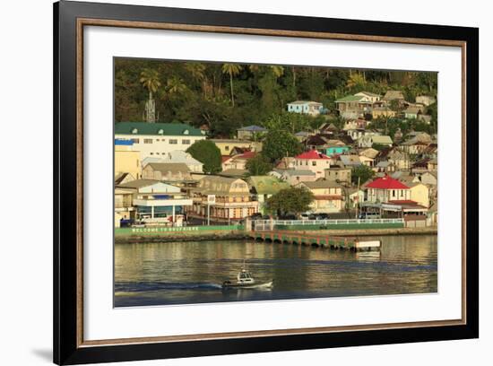 Town of Soufriere, St. Lucia, Windward Islands, West Indies, Caribbean, Central America-Richard Cummins-Framed Photographic Print