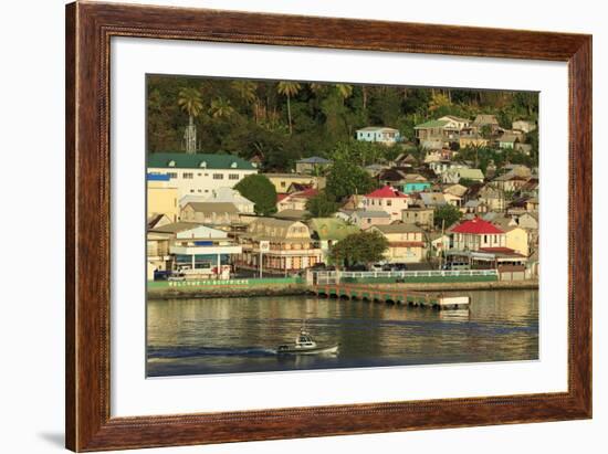 Town of Soufriere, St. Lucia, Windward Islands, West Indies, Caribbean, Central America-Richard Cummins-Framed Photographic Print