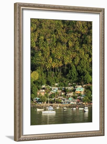 Town of Soufriere, St. Lucia, Windward Islands, West Indies, Caribbean, Central America-Richard Cummins-Framed Photographic Print