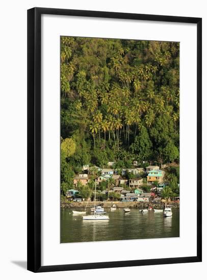 Town of Soufriere, St. Lucia, Windward Islands, West Indies, Caribbean, Central America-Richard Cummins-Framed Photographic Print