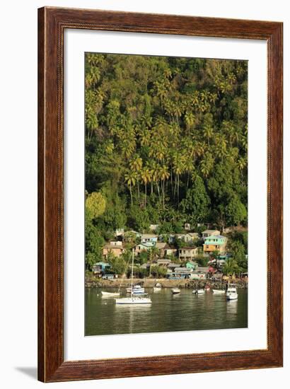 Town of Soufriere, St. Lucia, Windward Islands, West Indies, Caribbean, Central America-Richard Cummins-Framed Photographic Print