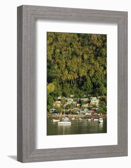 Town of Soufriere, St. Lucia, Windward Islands, West Indies, Caribbean, Central America-Richard Cummins-Framed Photographic Print