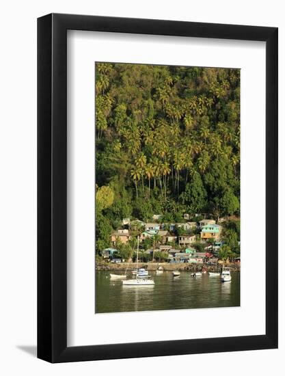 Town of Soufriere, St. Lucia, Windward Islands, West Indies, Caribbean, Central America-Richard Cummins-Framed Photographic Print