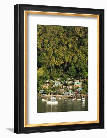 Town of Soufriere, St. Lucia, Windward Islands, West Indies, Caribbean, Central America-Richard Cummins-Framed Photographic Print