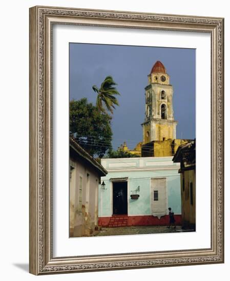 Town of Trinidad, Cuba, West Indies, Central America-Bruno Morandi-Framed Photographic Print