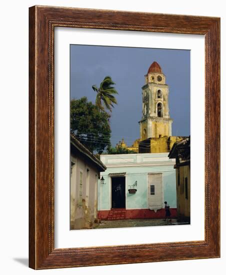 Town of Trinidad, Cuba, West Indies, Central America-Bruno Morandi-Framed Photographic Print