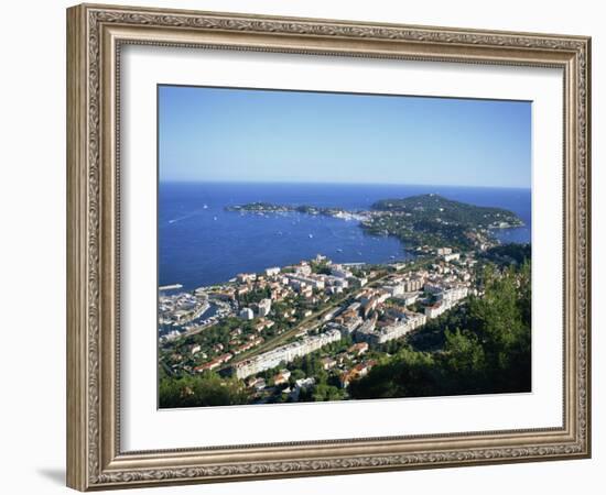 Town of Villefranche and Cap Ferrat on the Cote D'Azur, Provence, France, Europe-Lightfoot Jeremy-Framed Photographic Print