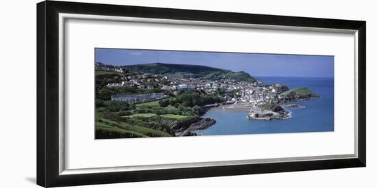 Town on the Coast, Ilfracombe, North Devon, Devon, England-null-Framed Photographic Print