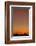 Town panorama at sundown, Berlin, Germany-Michael Hartmann-Framed Photographic Print