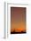 Town panorama at sundown, Berlin, Germany-Michael Hartmann-Framed Photographic Print