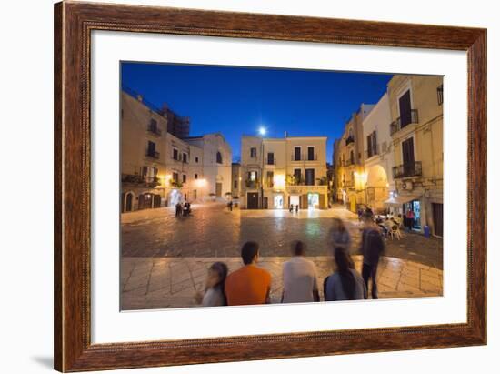 Town Piazza, Bari, Puglia, Italy, Europe-Christian Kober-Framed Photographic Print