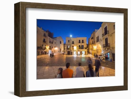 Town Piazza, Bari, Puglia, Italy, Europe-Christian Kober-Framed Photographic Print