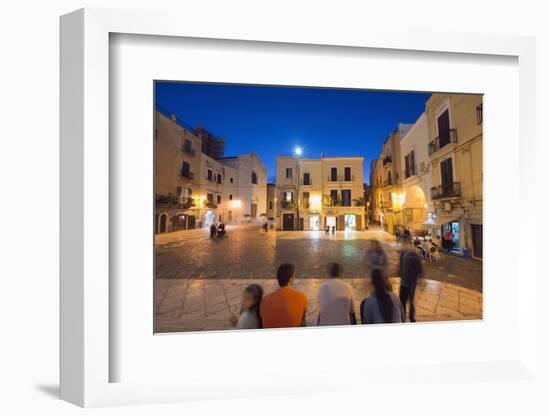 Town Piazza, Bari, Puglia, Italy, Europe-Christian Kober-Framed Photographic Print