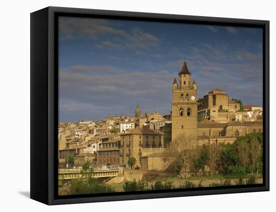 Town Skyline, La Rioja, Calahorra, Castile Leon, Spain, Europe-Michael Busselle-Framed Premier Image Canvas