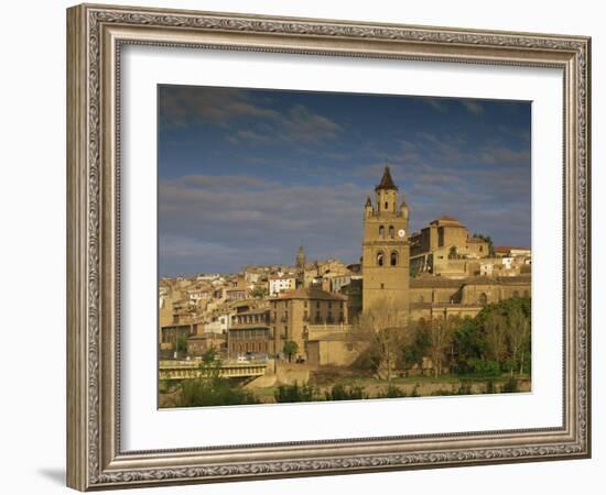 Town Skyline, La Rioja, Calahorra, Castile Leon, Spain, Europe-Michael Busselle-Framed Photographic Print