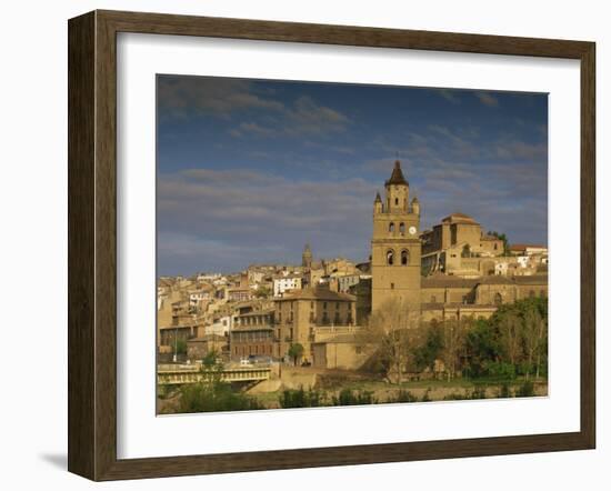 Town Skyline, La Rioja, Calahorra, Castile Leon, Spain, Europe-Michael Busselle-Framed Photographic Print