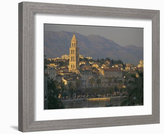 Town Skyline, Split, Croatia, Europe-Charles Bowman-Framed Photographic Print