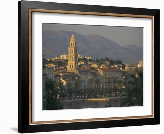 Town Skyline, Split, Croatia, Europe-Charles Bowman-Framed Photographic Print